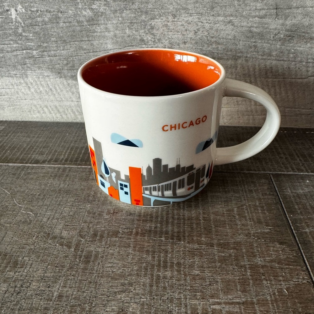 Starbucks Chicago You Are Here Collection Coffee Mug  2015  14 Oz